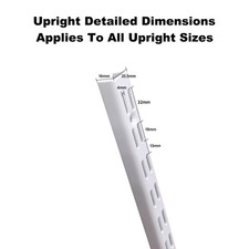 Twin Slot Regal Standhalterung