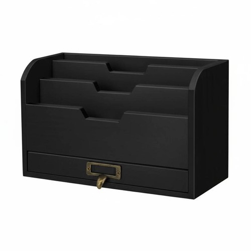Holz-Schreibtisch-Organizer